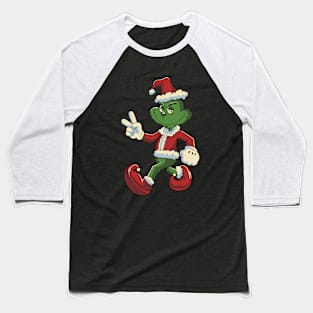 Mr. Grinch Christmas Baseball T-Shirt